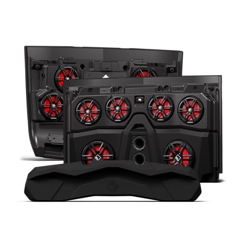 Rockford Fosgate RNGR18-ROOF4M2 All-in-One Ranger Roof Audio System – Front & Rear Audio Roof for Select 2018+ Polaris Ranger Crew 4-Door Models Rockford Fosgate RNGR18-ROOF4M2 All-in-One Ranger Roof Audio System – Front & Rear Audio Roof for Select 2018+ Polaris Ranger Crew 4-Door Models